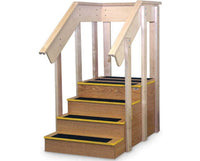 One-Sided Straight Rehab Staircase