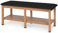 6 Leg Bariatric Treatment Table w/ Shelf & Flat Top