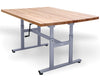 Deluxe Crank Lift Butcher Block Hi-Lo Work Table