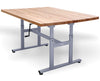 Deluxe Crank Lift Butcher Block Hi-Lo Work Table. 60