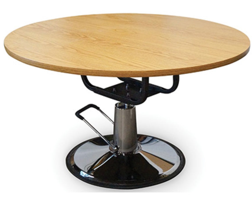 Round Hydraulic Work Table