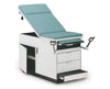 Cabinet Exam Table w/ Adjustable Back & Stirrups. 3 Drawers on Left Side of Patient