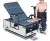 Powermatic Power Hi-Lo Exam Table Wheelchair Accessible, Adjustable Back & Stirrups. Doors, Drawers on Right Side of Patient w/ Duplex Outlet