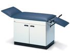 Two-In-One Examination and Treatment Table w/ Paper Dispenser & Cutter [Folkstone Gray Laminate / Rodeo Tan Upholstery]