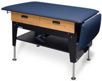 Power Hi-Lo Treatment Table. Flat Top w/ Drawers & Drop Section / Infant Changing Table