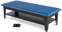 Bariatric Power Hi-Lo Rehab Therapy Table w/ Shelf & Flat Top