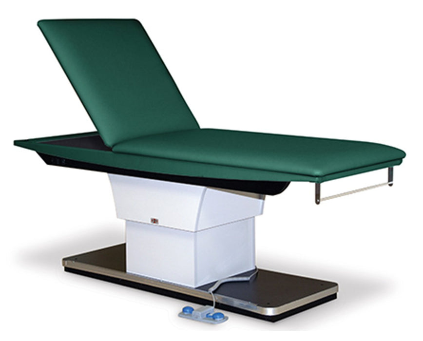 Powermatic Power Hi-Lo Treatment Table. Wheelchair Accessible w/ Adjustable Back. Foot Control Backrest