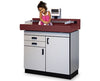 Pediatric Cabinet Exam Table. Flat Top w/ Digital Scale & Infantometer