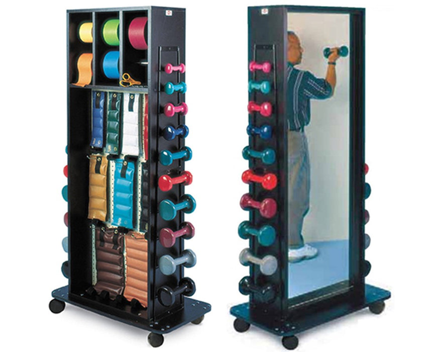 Multi-Purpose Combination Weight Rack with Set of Weights