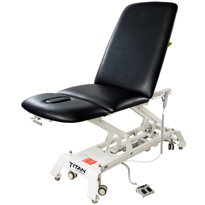 Titan 3-Section Power Hi-Lo Treatment Table w/ Adjustable Back