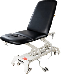 Titan Power Hi-Lo Treatment Table w/ Adjustable Back, Drop Section, Elevating Midsection & Casters