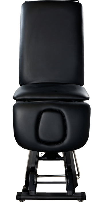 Titan Premier Power Hi-Lo Treatment Table w/ 3-Section Top (Adjustable Back & Drop Section) [Black Upholstery]