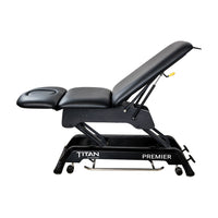 Titan Premier Power Hi-Lo Treatment Table w/ Adjustable Back, Drop Section, Elevating Midsection & Casters
