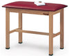 Athletic Training H-Brace Taping Table [Natural Oak Laminate / Black Upholstery]