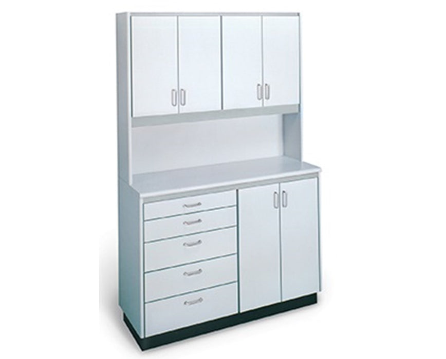49.75"W Free-Standing Base & Top Cabinet