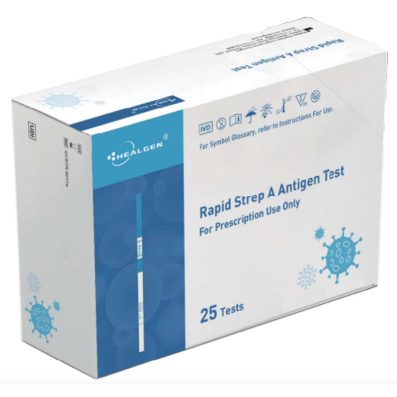 Strep A Rapid Test Strips (25/bx)