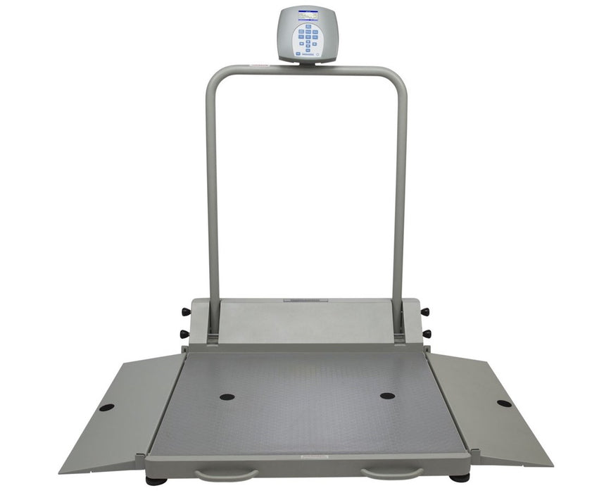 Professional Digital Wheelchair Scale with Dual Ramps - LB/KG