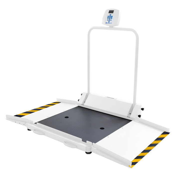Bariatric ADA Compliant Wheelchair Scale w/ Dual Ramps