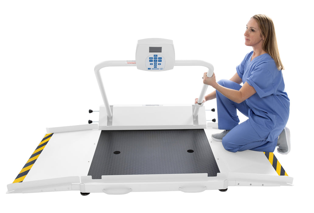 Bariatric ADA Compliant Wheelchair Scale w/ Dual Ramps