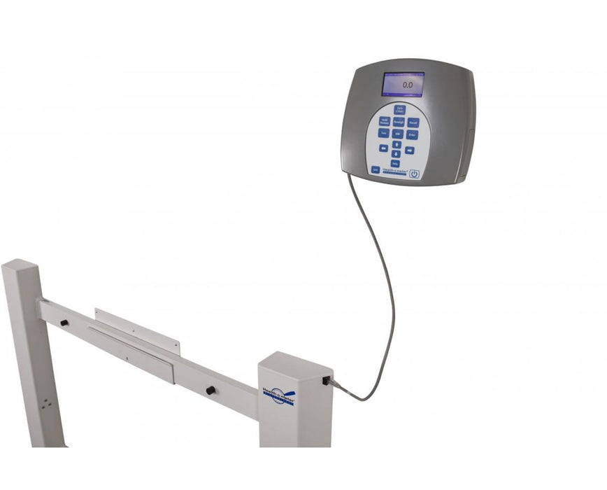 Antimicrobial Wall-Mounted Fold-Up Wheelchair Scale