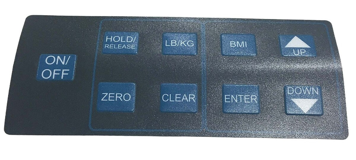Key Pad Overlay for 500KL Scale