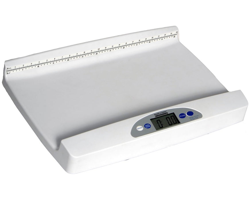 Professional Digital Pediatric Scale LB/KG w/ Rolling Cart and Mechanical Height Rod