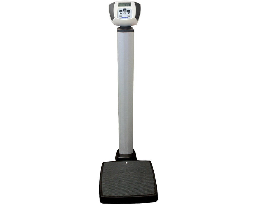 Professional Digital Waist High Scale, KG w/ Height Rod