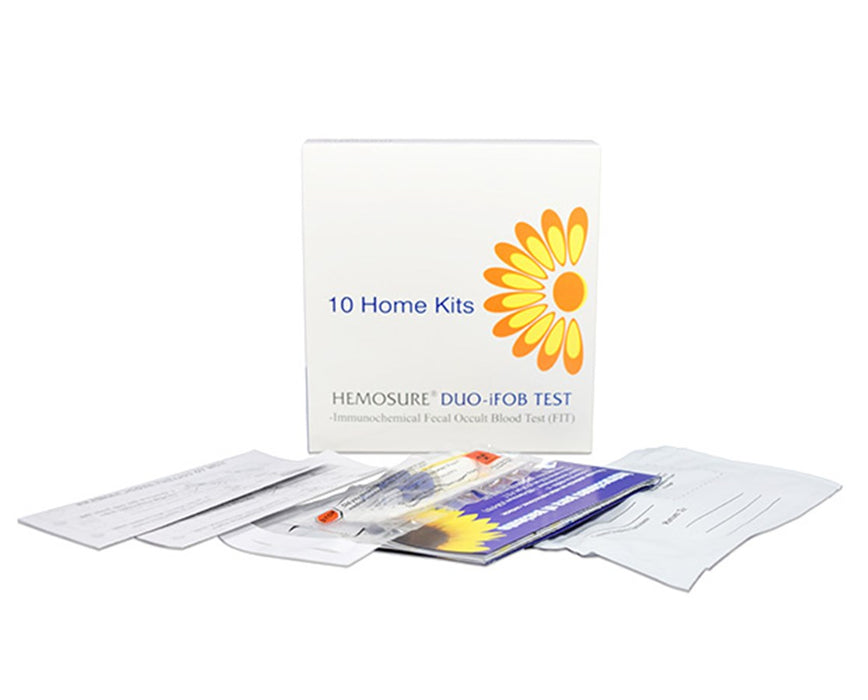 Pre-Packed IFOB Test Kits, 20 Tests per Box - 10 Home Kit Mailers