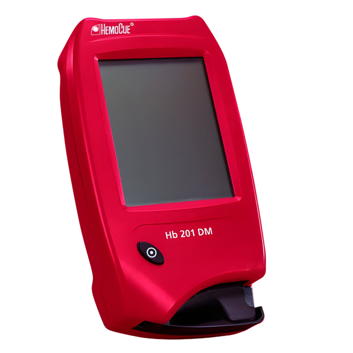 Hb 201 DM Analyzer (g/dL) w/ 6 Volt AC Adapter, Plug to Adapter, Individually Packaged Microcuvettes