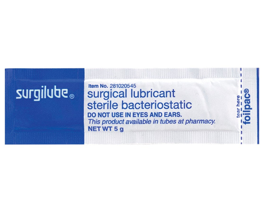 Surgilube Series Surgical Lubricant Foilpac - 3 / 5 gram