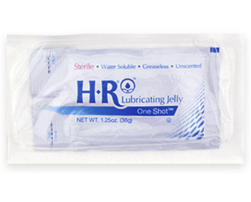 OneShot Sterile Lubricating Jelly Safe Wrap - 1.25 oz. - 50/bx