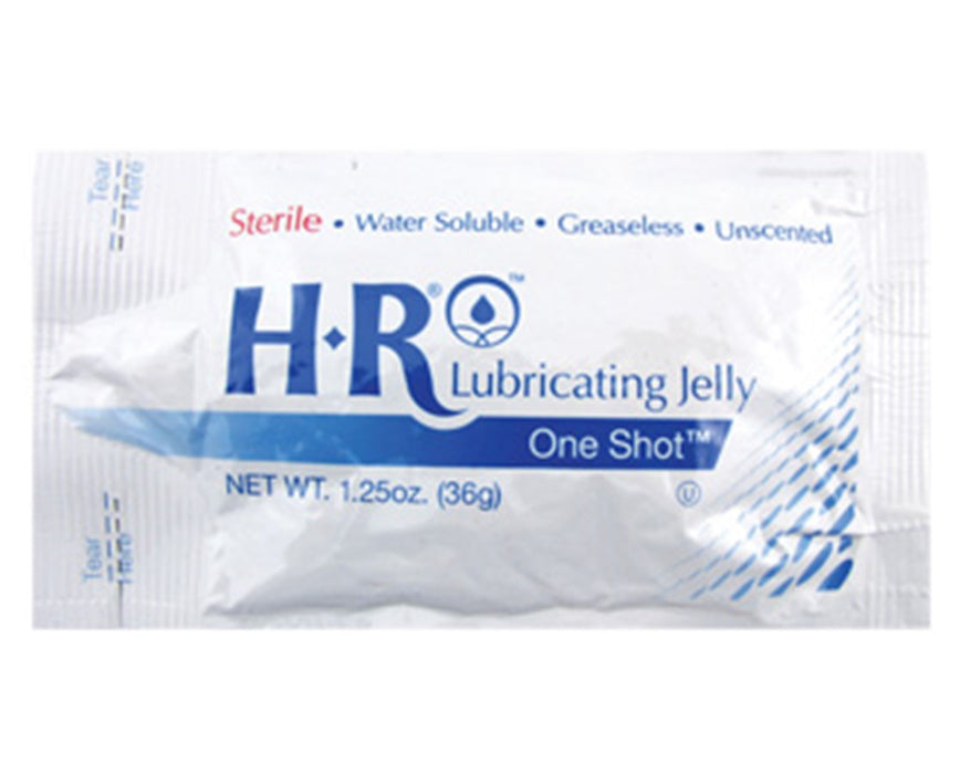 OneShot Lubricating Jelly Regular / 2X - 1.25 oz. Regular Jelly - 48/bx - Sterile