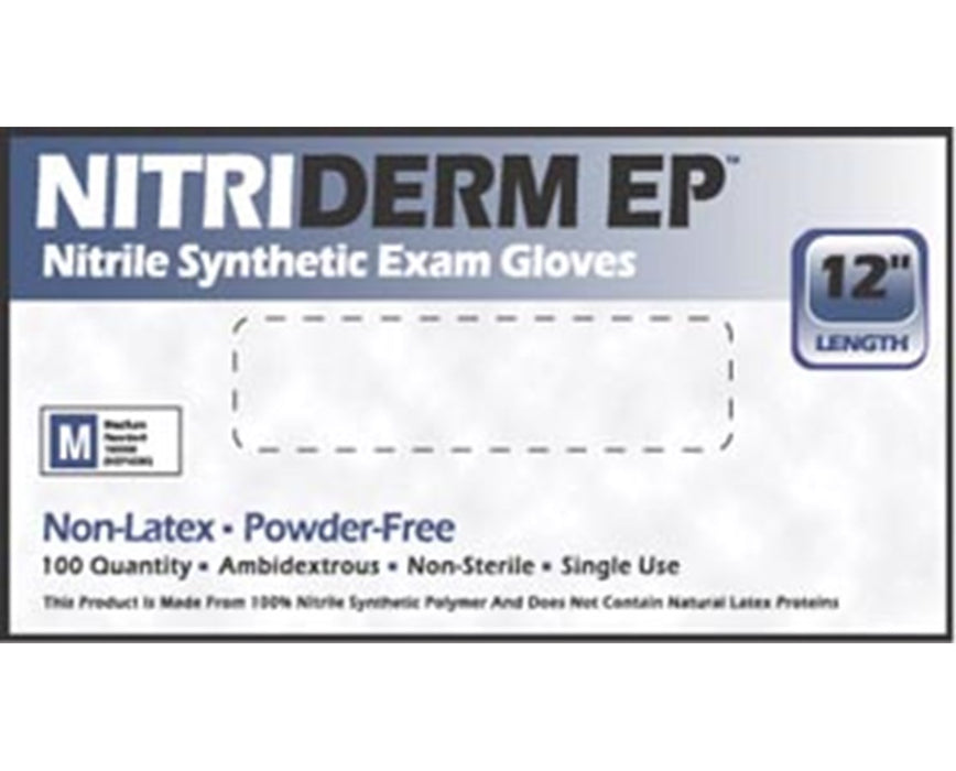 Nitriderm Ep Nitrile Synthetic Exam Gloves - Small - 1000/cs (Non-Sterile)