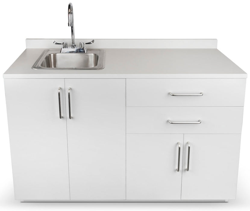 Wall & Base Cabinet Package (36"-48"W. Side Desk Option)