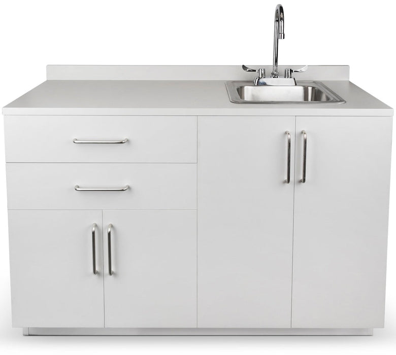 Wall & Base Cabinet Package (36"-48"W. Side Desk Option)