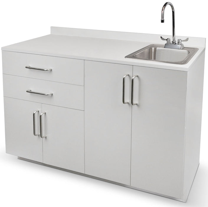 Wall & Base Cabinet Package (36"-48"W. Side Desk Option)