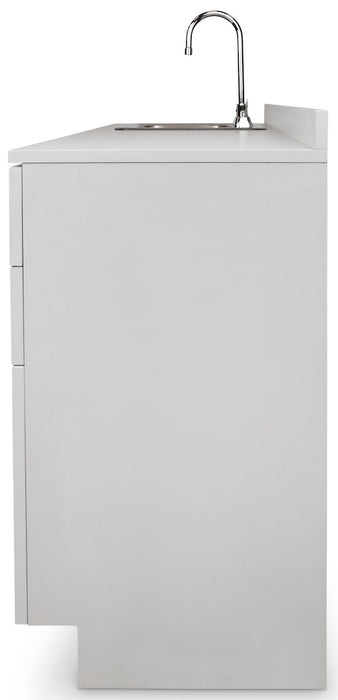 48"W Base Cabinet. 4 Doors & 2 Drawers (Sink Option)
