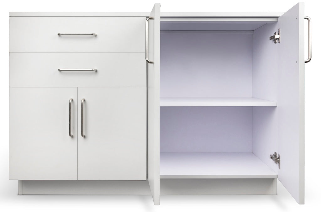 48"W Base Cabinet. 4 Doors & 2 Drawers (Sink Option)