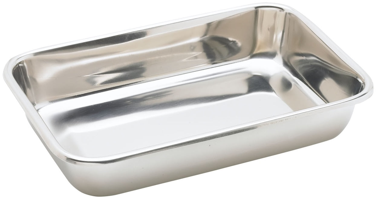 Stainless Steel Instrument Tray. Solid, 10 25/64" x 6 49/64" x 1 27/32"