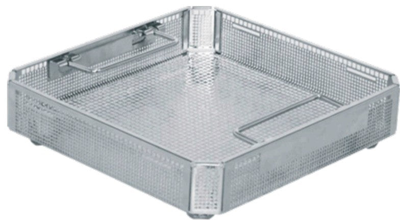 Perforated Basket w/ Feet. 3"H. 1/2 Size