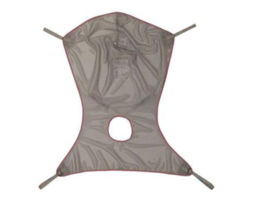 Premier Comfort Net Floor Lift Sling, Medium, with Commode Opening