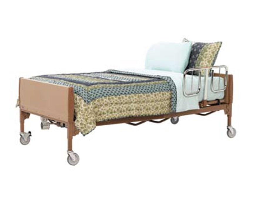 Full Electric Bariatric Bed Package - 600 lbs w/ 42"W Mattress & Half Length Rails