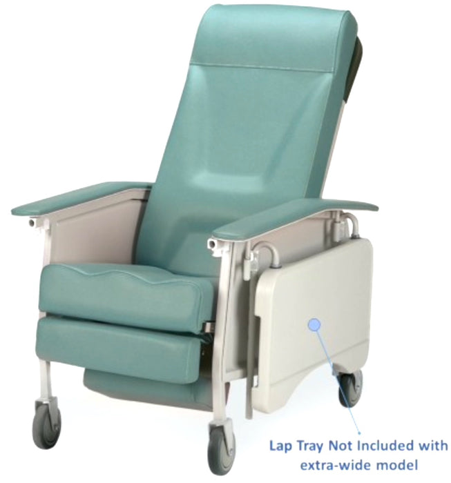3 Position Geriatric Recliner. Deluxe Wide