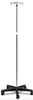 Economy Five Leg IV Pole, Nylon Base. 4-Hooks