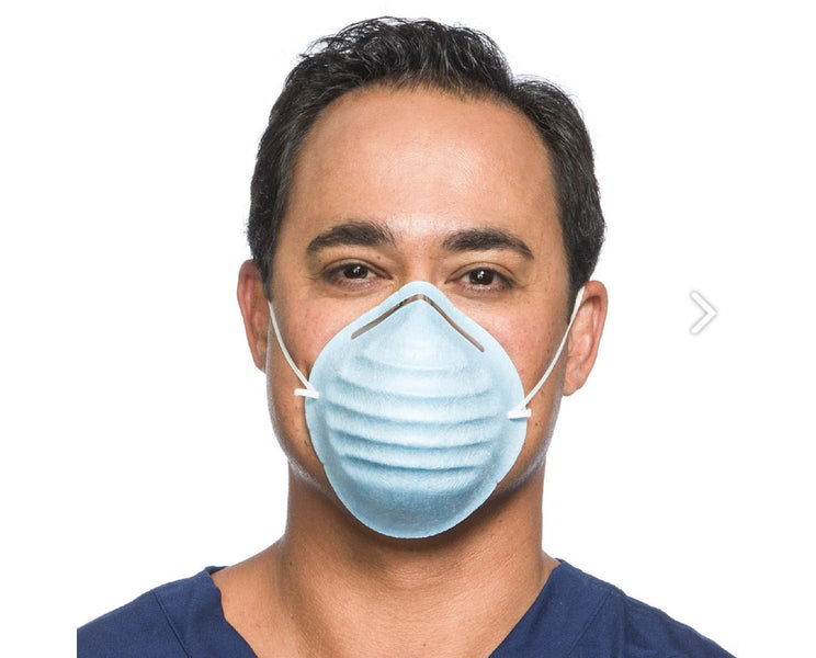 Halyard Cone Molded Mask w/ Headband. Save at Tigermedical — Tiger
