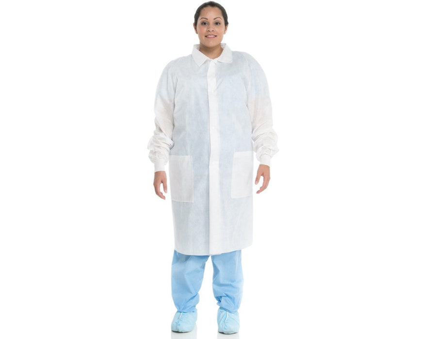 Basic Lab Coat, Medium - 25/cs