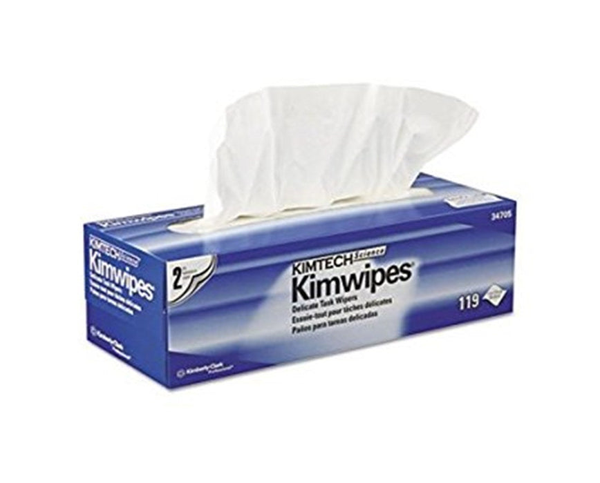 Kimtech Science Kimwipes Delicate Task Wipers 2-Ply, 11.8" X 11.8" - 119/pk, 15pk/cs