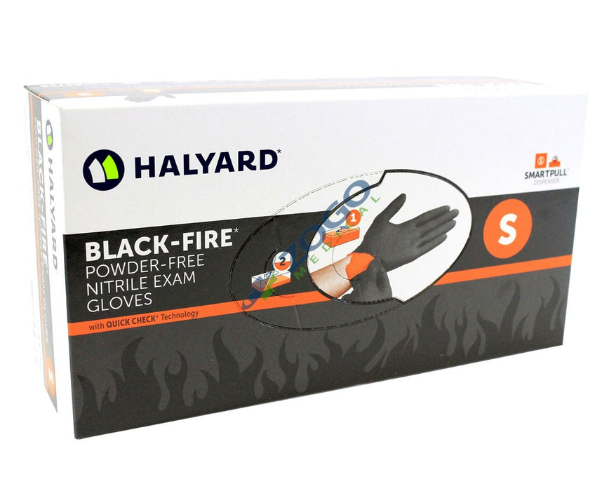 BLACK-FIRE Nitrile Exam Gloves Small (1500/Case)