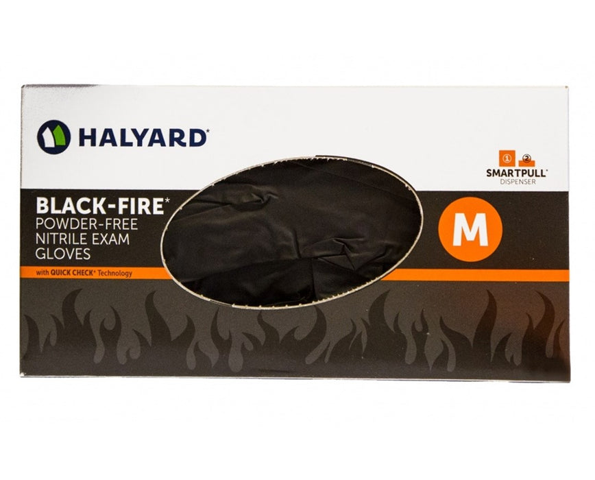 BLACK-FIRE Nitrile Exam Gloves Medium (1500/Case)