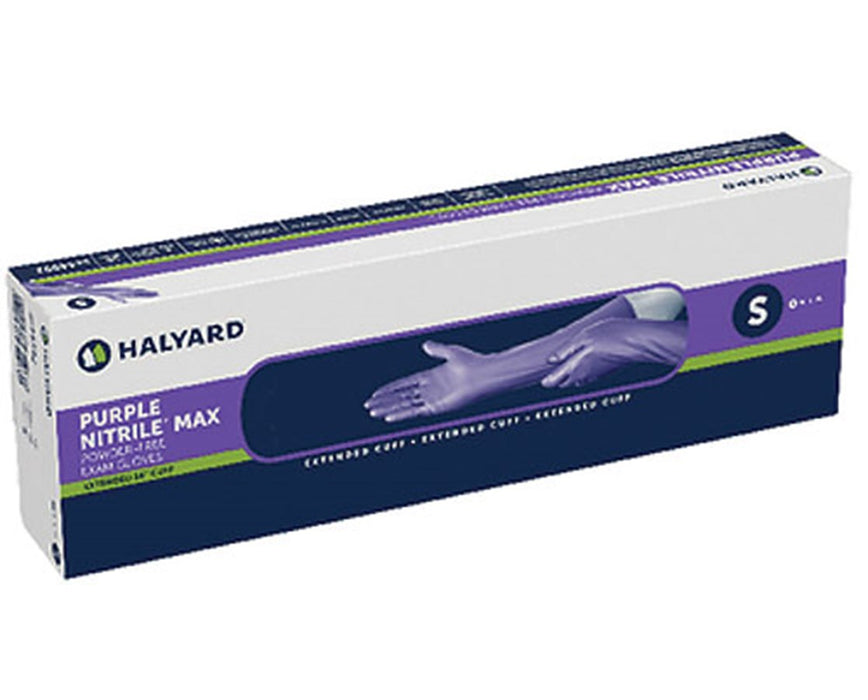 Purple Nitrile Max Powder-Free Exam Gloves Small - 400/Case